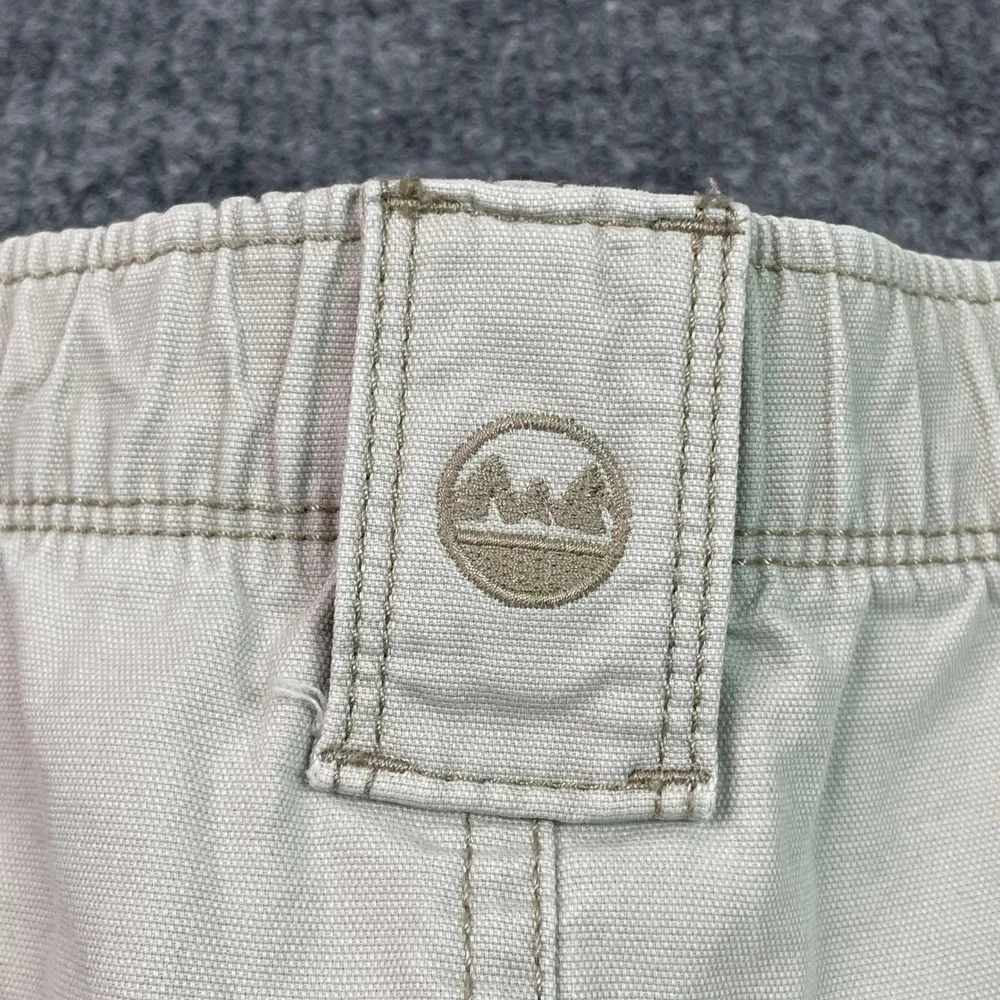 Wrangler Cargo Shorts Mens 44 Tan Beige Stretch Outdoor Casual Utility Pocket